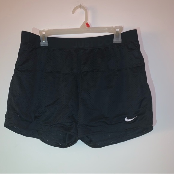 Nike Jersey Running Shorts In Black Size Large - Picture 1 of 8
